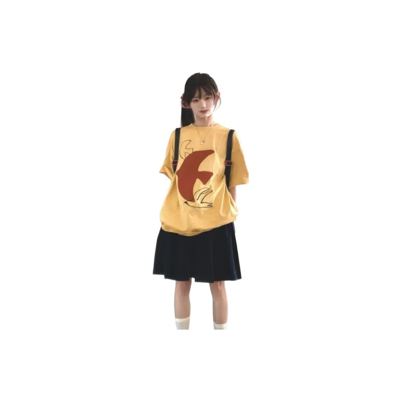 GOSO T Shirts Women's Yellow-0