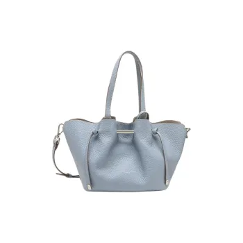GIANNI CHIARINI Cow Leather Crossbody Bag, Shoulder Bag Women's Blue