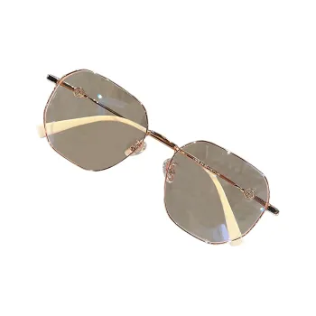 Cranta Komeia Metal Irregular Shape Sunglasses Women's