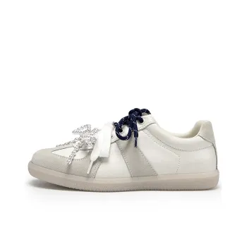 MIO Lightweight Low Top Casual Shoes Women's White/Gray