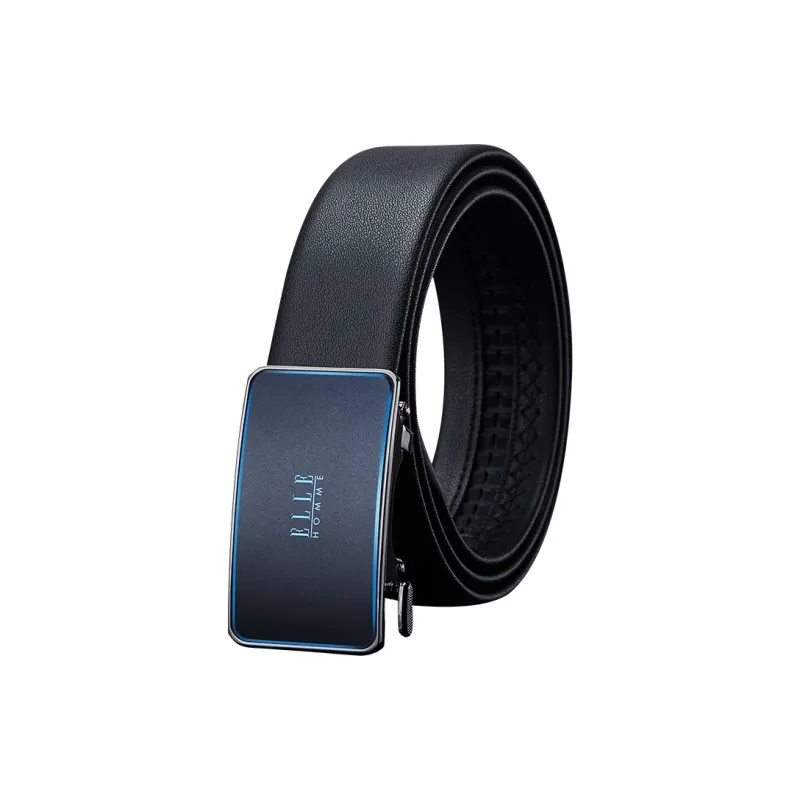 ELLE HOMME Cow Leather Belts Men's Width 3.5cm-12