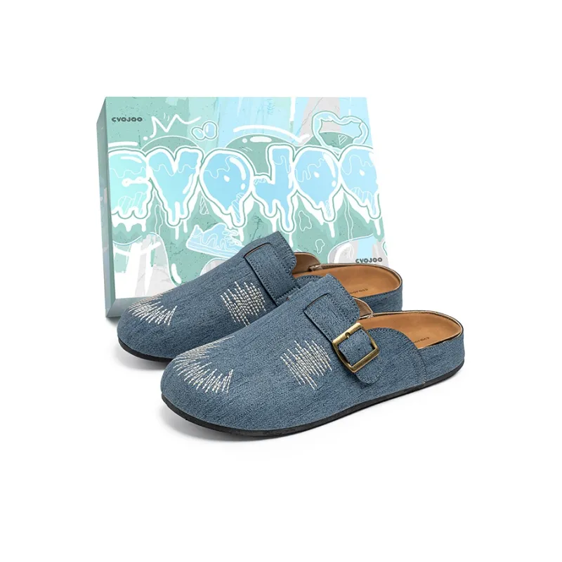 CVOJOO Abrasion Resistant Closed Toe Slippers Men's-10