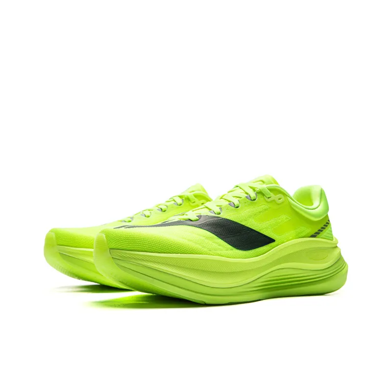 LiNing Anti Slip Wear Resistant Low Top Casual Running Shoes Men's Neon Bright Green-2