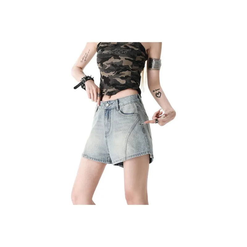 The New Age Family Denim Shorts Women's-3