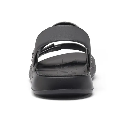 JOSINY Beach Sandals Men Black/Khaki-3