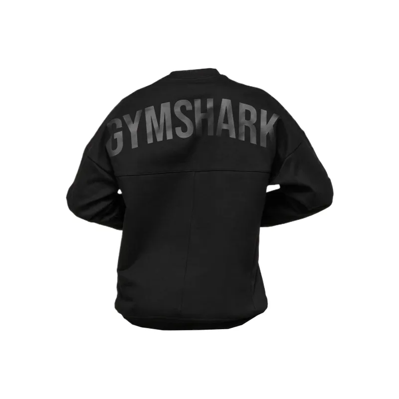GYMSHARK Sweatshirt Unisex Black-0