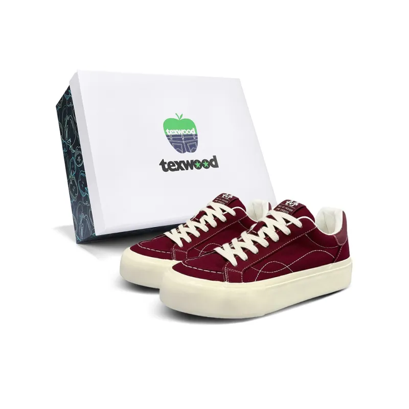 TEXWOOD Slip Resistant Balance Lightweight Support Low Top Skateboard Shoes Men's-5