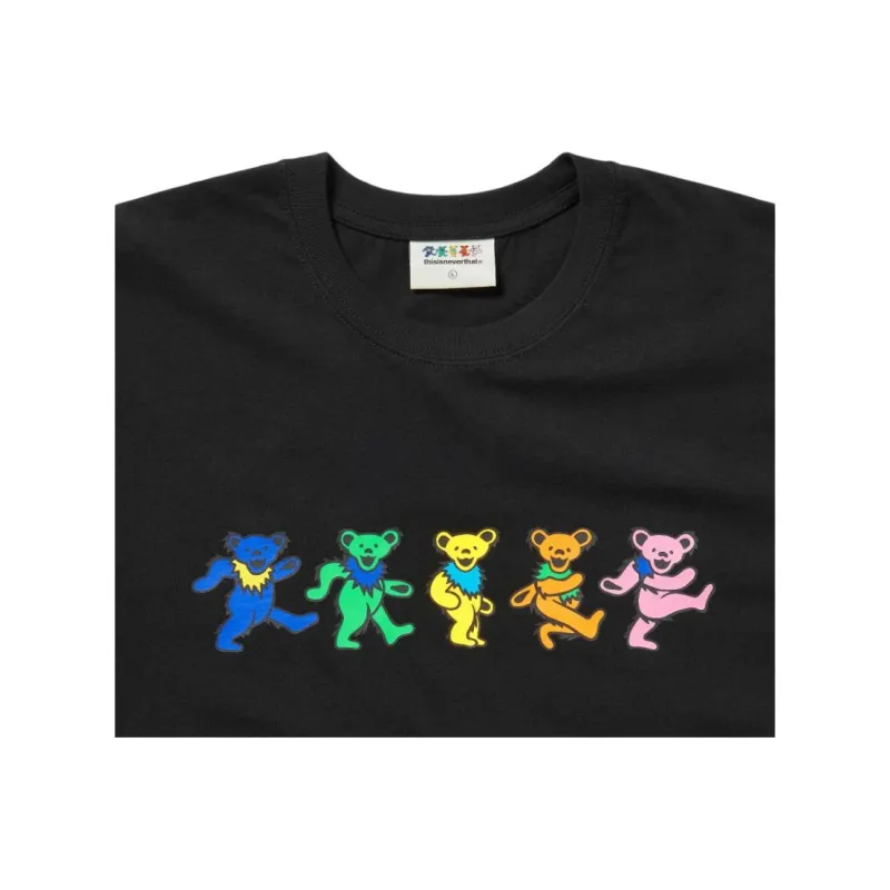 Thisisneverthat x Grateful Dead SS25 T Shirt Unisex Black-2