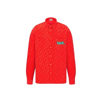 DIOR Denim Jackets Men Red