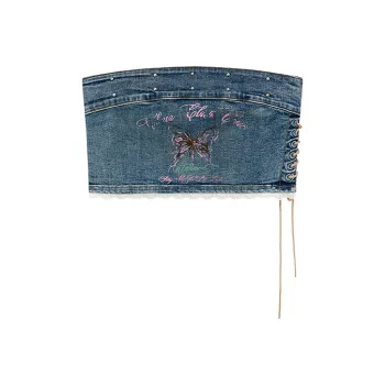 CHUU Tank Tops Women's Medium Denim Blue