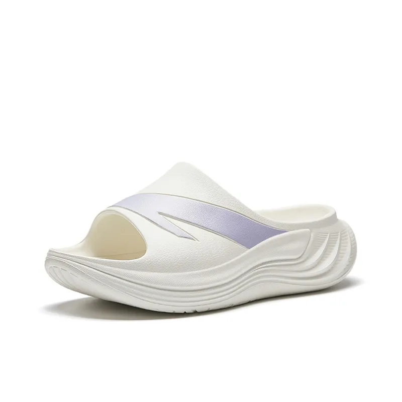Anta Slip Resistant Slide Slippers Women's White Purple-1