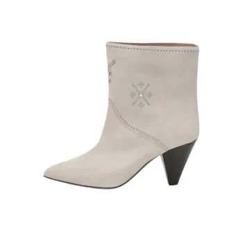 ISABEL MARANT Loline Ankle Boots Women's Greige