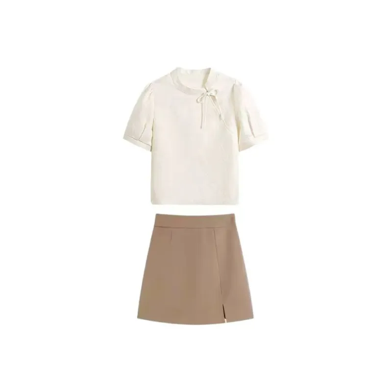 Lookinto Two Piece Skirt Sets Women's-0