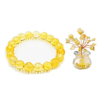 Welcome To The Treasure Citrine Ornaments Unisex