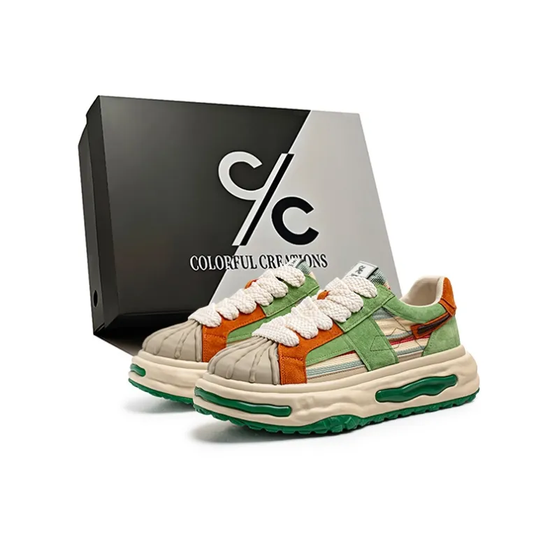Colorful Creations Anti Slip And Wear Resistant Height Increasing Low Top Casual Shoes Men's-8