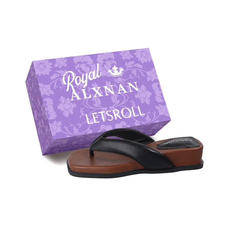 Alxnan Slip Resistant Flip Flops Women's Box-6