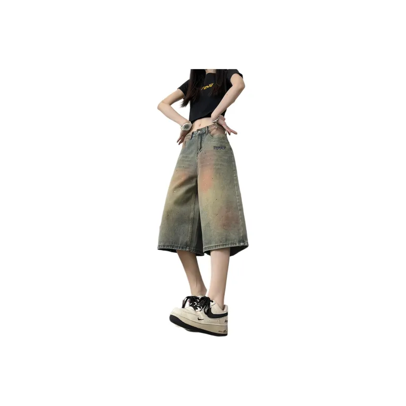 NXPTP Denim Shorts Unisex Washed Color-0