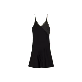 Twinset Lace trimmed Slip Dress
