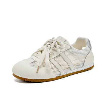 La Chapelle Abrasion Resistant Rebound Low Top Casual Shoes Women's White