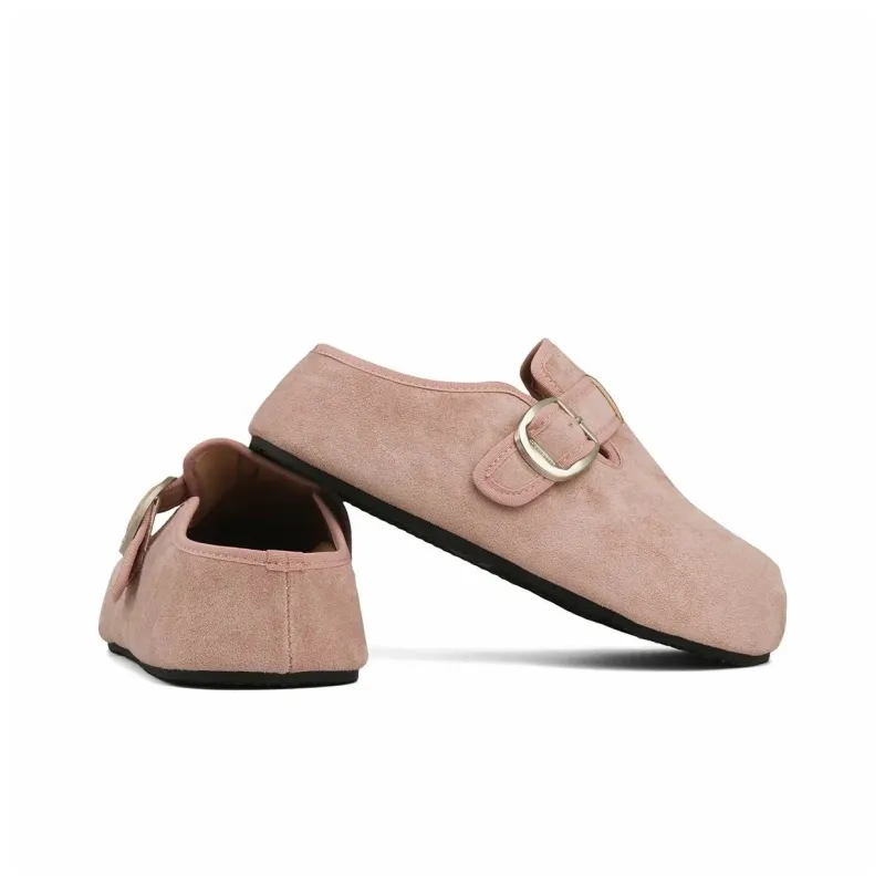 OAOQ Quiet Abrasion Resistant Slip Resistant Closed Toe Slippers Women's-23