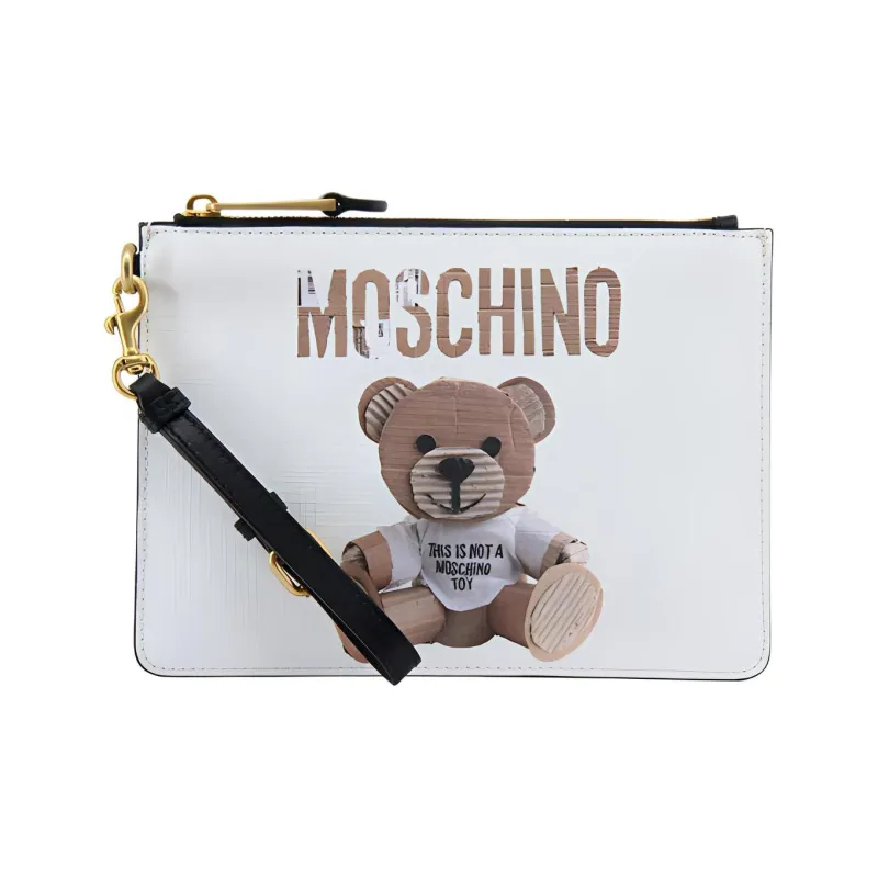 MOSCHINO Clutches White-0