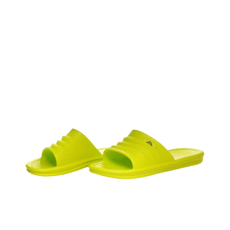 Kappa LOGO RINT Quick Dry Slide Slippers Unisex Yellow-2