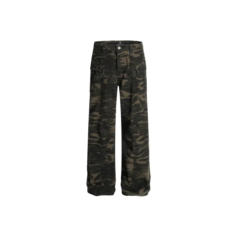 HEIYIXIANSHENG Jeans Unisex Army Green-0