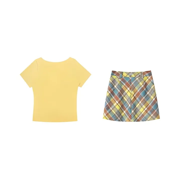 PUREIDOL Two Piece Skirt Sets Women's-1