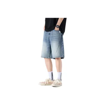 Fingercroxx Denim Shorts Unisex Light Blue