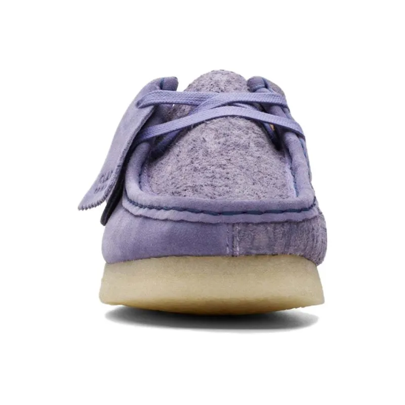 Clarks Wallabee Casual Single Shoes Women's Purple-4