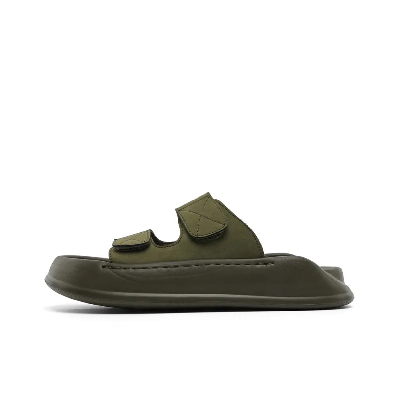 Ignition Slip Resistant Abrasion Resistant Slide Slippers Men's Olive Green-0
