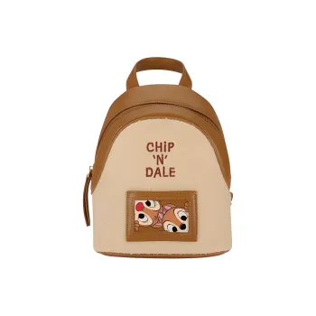 AJIDOU Disney/Disney, Collaboration Fabric Backpack Medium Size Women's Camel & Apricot Yellow
