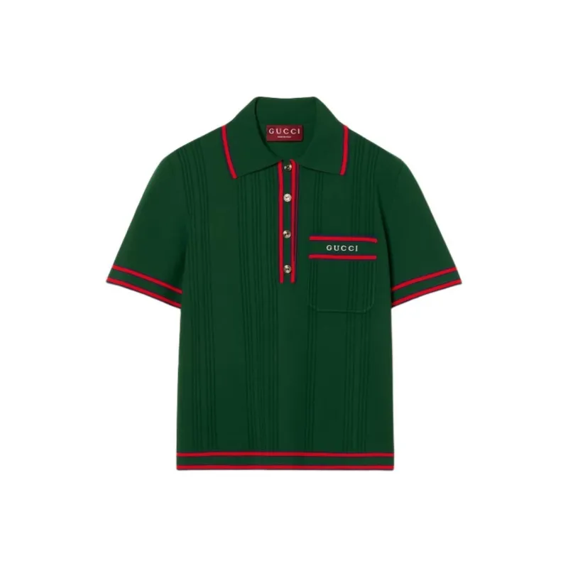 GUCCI Polo Shirts Women's Green-0