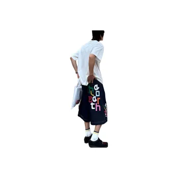 OPMO Denim Shorts Unisex Dark Blue