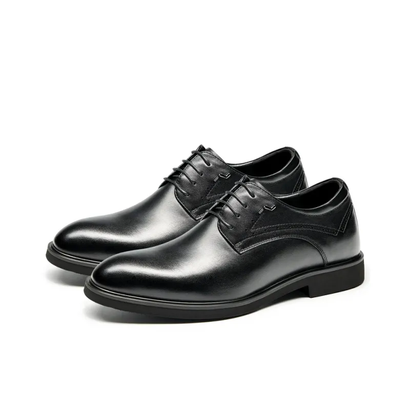 GOG Business Formal Leather Shoes Men's Black-1