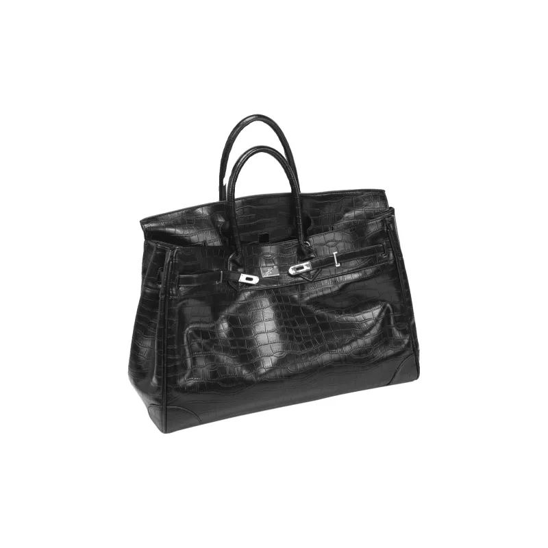 VIHUS Synthetic Leather Shoulder Bag, Crossbody Bag, Handbag Men's Black-1