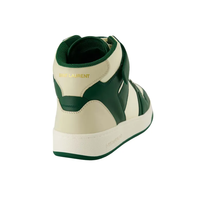 SAINT LAURENT Lax Lace Up Sneakers-5