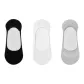 [3 Pack, Invisible]Black+White+Light Gray