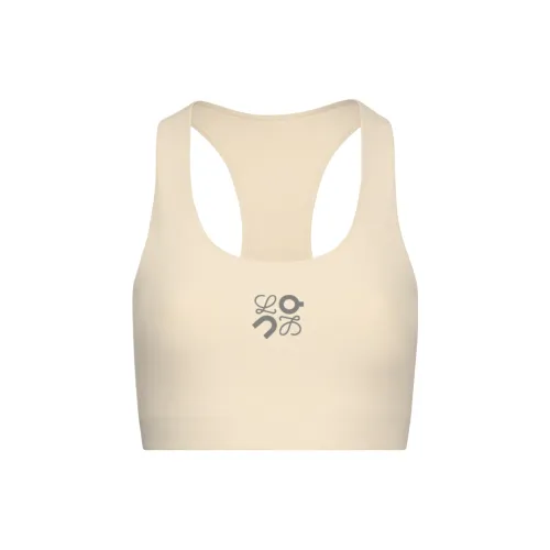 On x LOEWE Bra Women's Beige Yellow