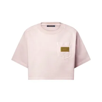 LOUIS VUITTON SS25 Regular T Shirt Women's Pink