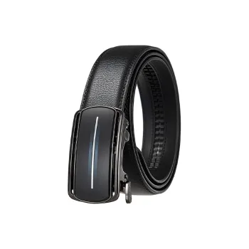 YUZHAOLIN Cow Split Leather Belts Men's Width 3.5CM