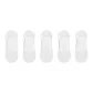 [5 Pack, Invisible]5 Pack White