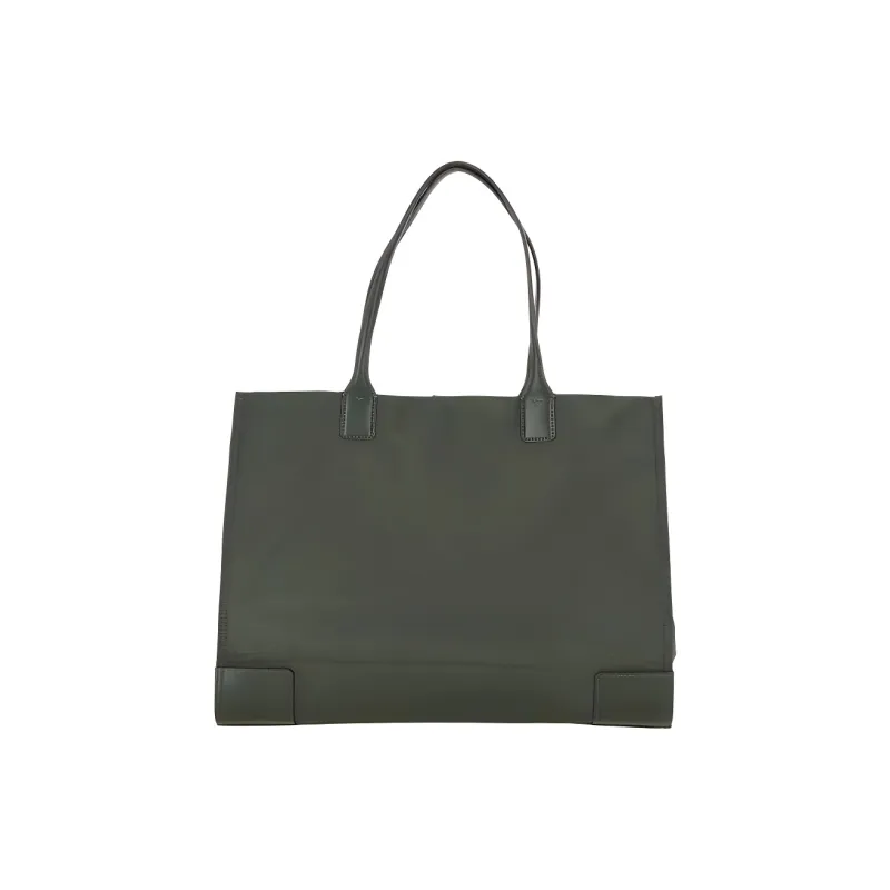 TORY BURCH Ella Fabric Artificial Leather Tote Bag Shopping Bag Handbag Women's Basil Green-2