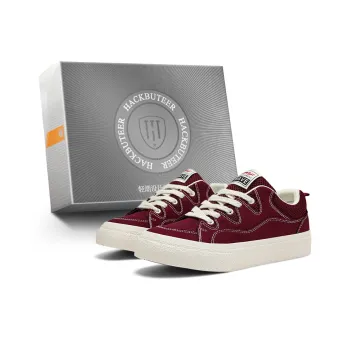 HACKBUTEER Low Top Skateboard Shoes Men's Box Included