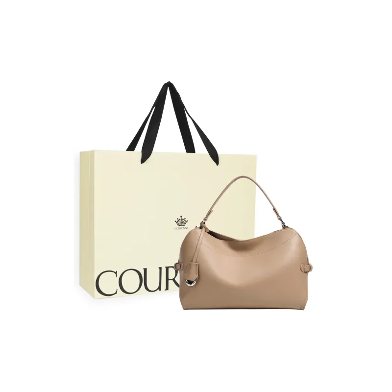 COURONNE Cow Leather Shoulder Bag, Crossbody Bag, Handbag Women's Multicolor-0