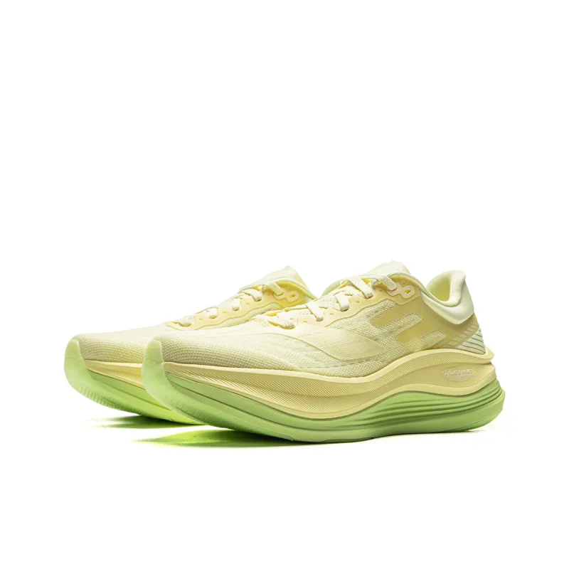 LiNing Anti Slip Wear Resistant Low Top Casual Running Shoes Women's Pale Yellow-2