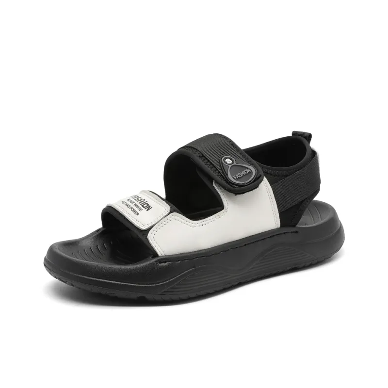 LUOMAIKE Beach Sandals Men Black-6