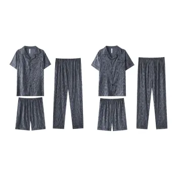 Cotton Gene Pajama Set Men's Combo Set
