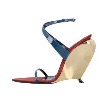 SAINT LAURENT Tallulah One Strap Sandals 11cm Women's Blue