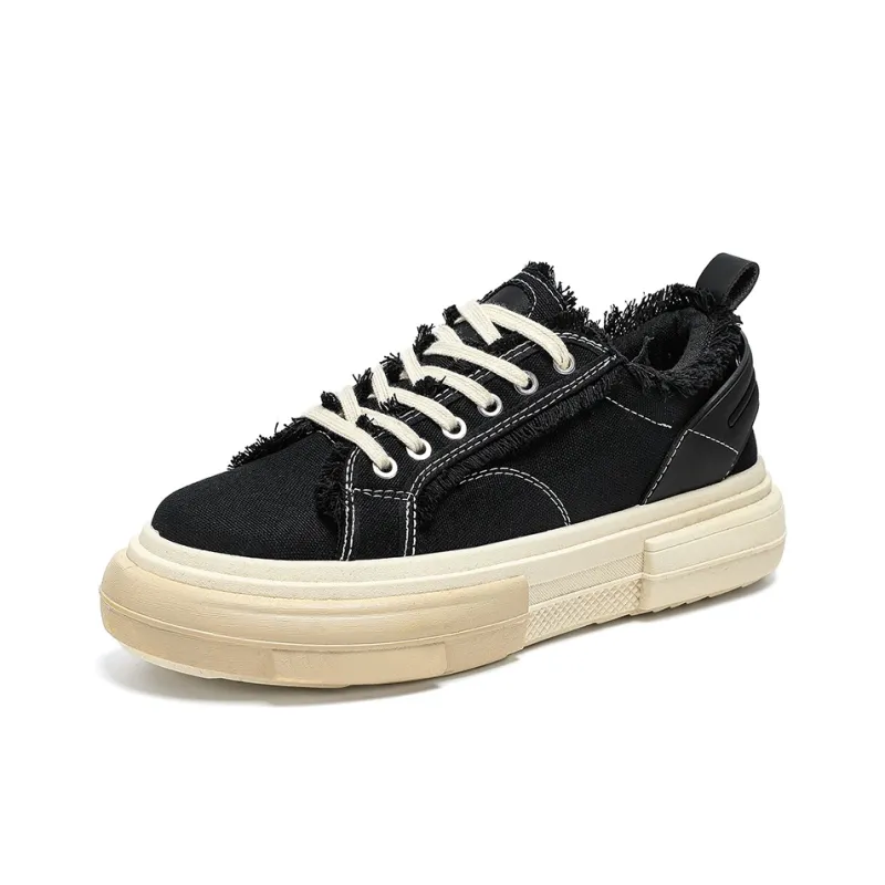 HACKBUTEER Low Top Skateboard Shoes Men's Box Included-17